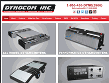 Tablet Screenshot of dynocom.net